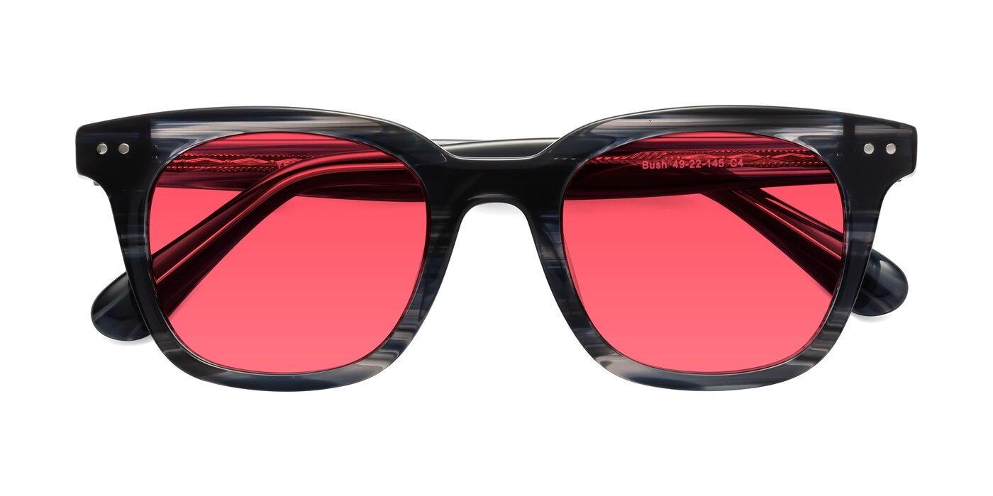 Bush - Stripe Gray Tinted Sunglasses