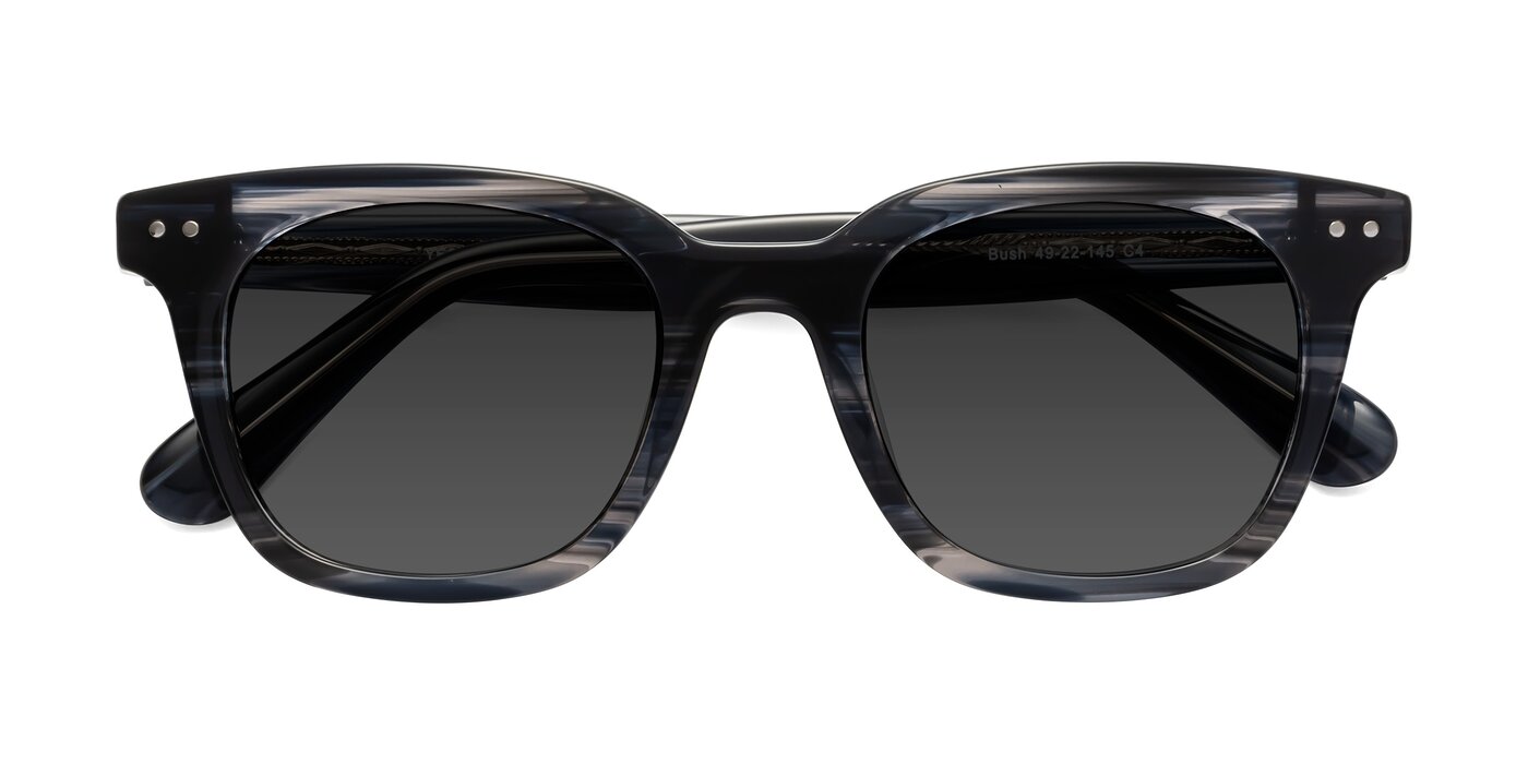 Bush - Stripe Gray Tinted Sunglasses