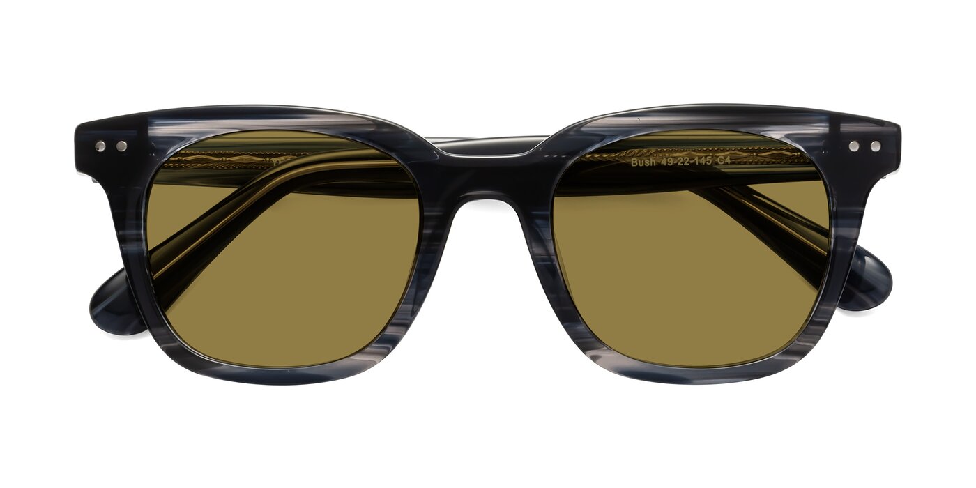 Bush - Stripe Gray Polarized Sunglasses