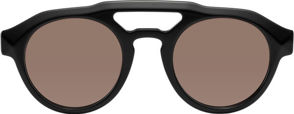 Classic Double Bridge Sunglasses – Black / Yellow main image 1