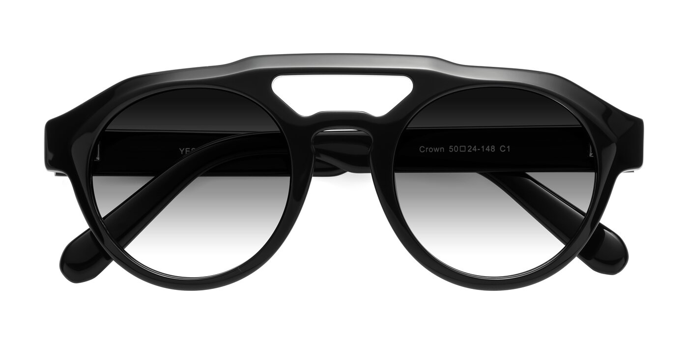 Crown - Black Gradient Sunglasses