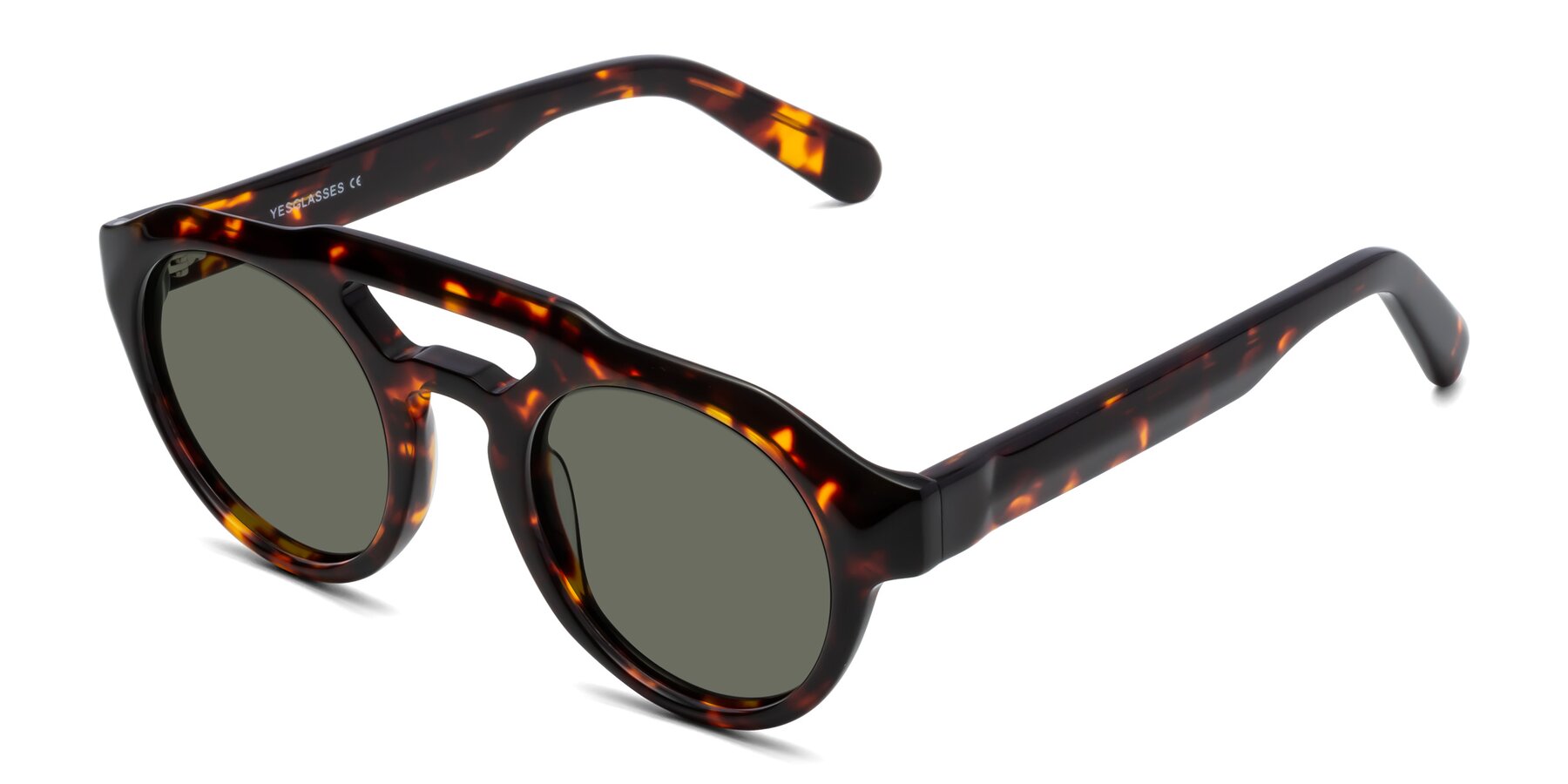 Angle of Crown in Tortoise with Gray Polarized Lenses