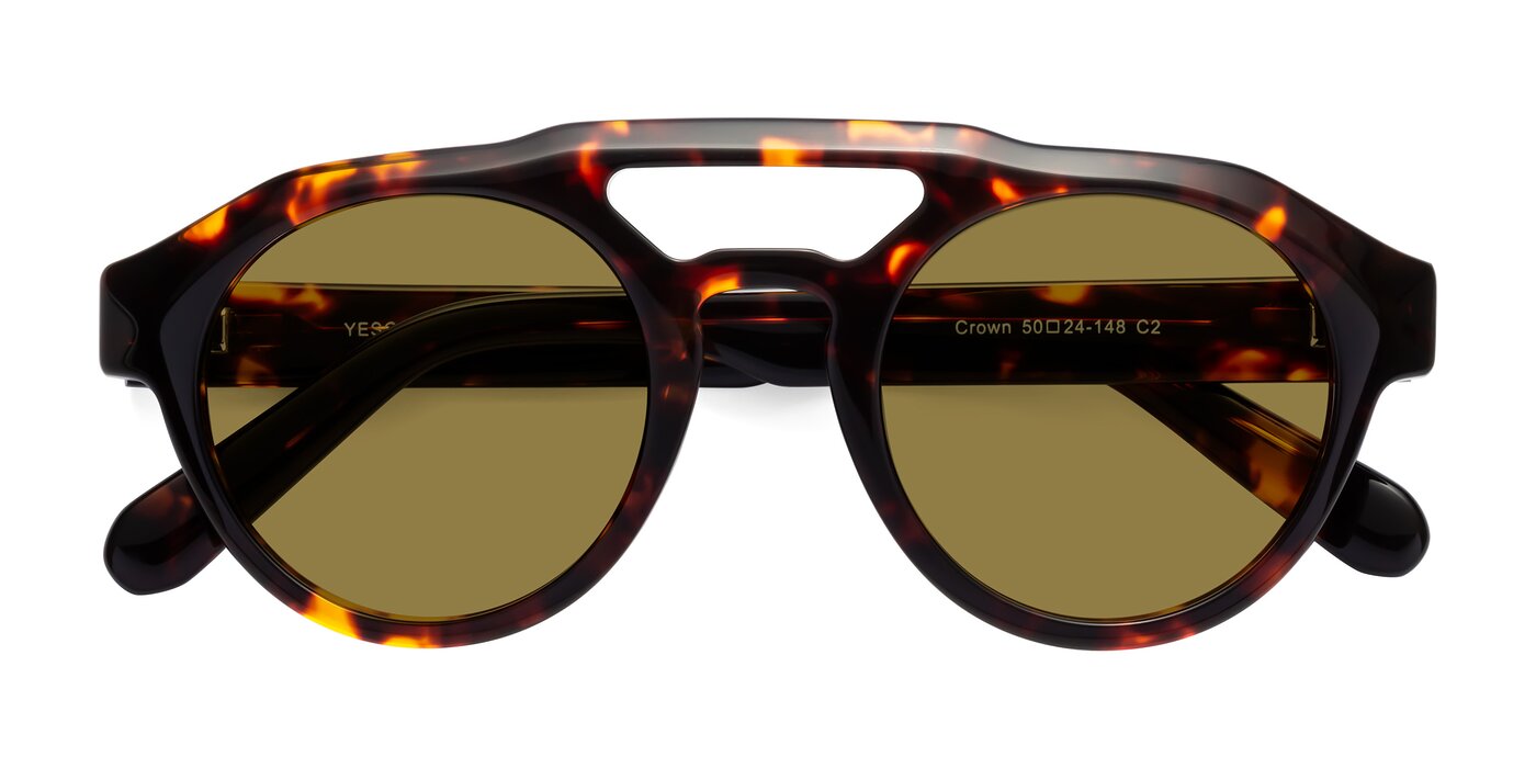 Crown - Tortoise Polarized Sunglasses