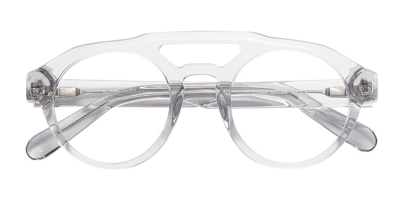 Crown - Light Gray Eyeglasses