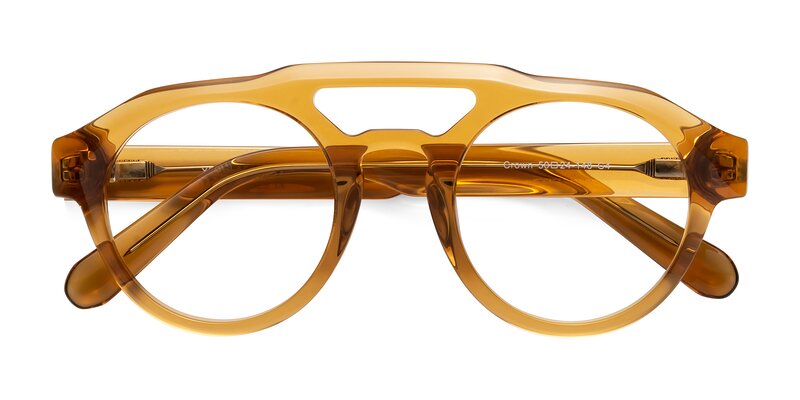 Crown - Amber Eyeglasses