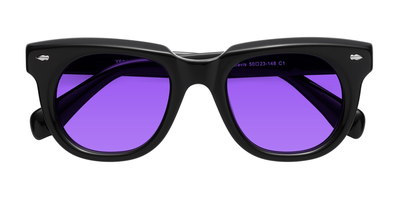 Davis - Black Tinted Sunglasses