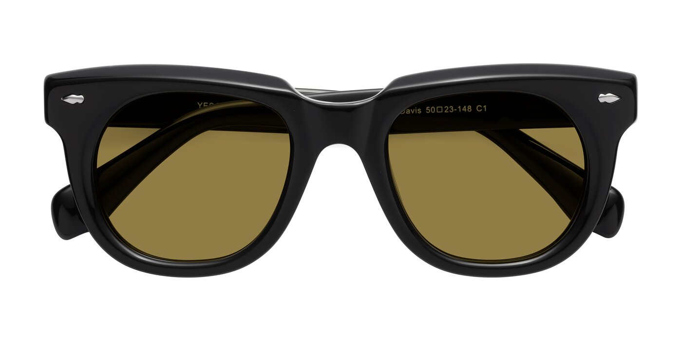 Davis - Black Polarized Sunglasses