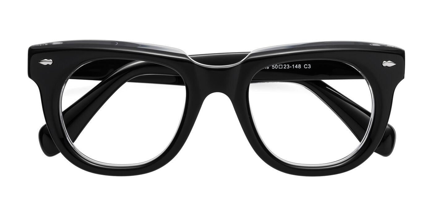 Davis - Black / Clear Eyeglasses