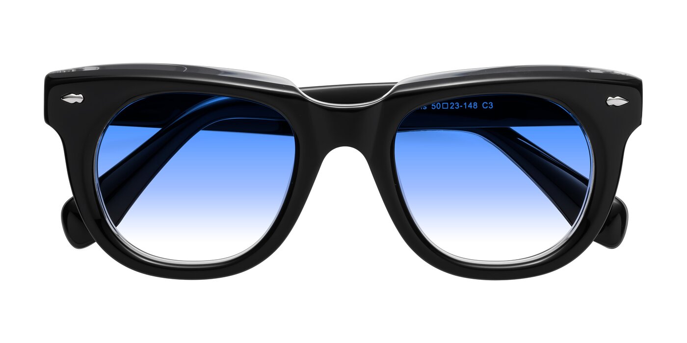 Davis - Black / Clear Gradient Sunglasses