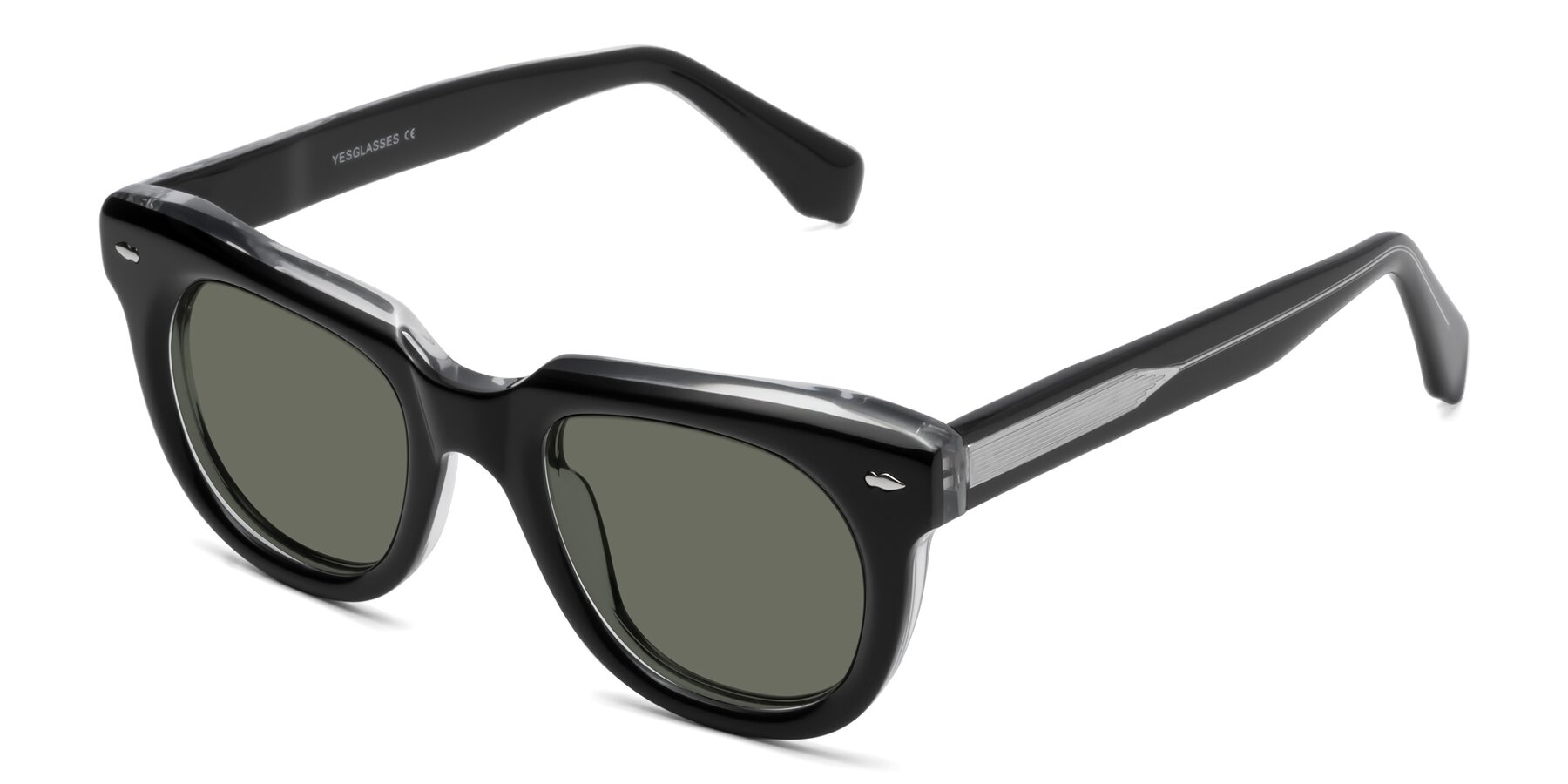 Angle of Davis in Black-Clear with Gray Polarized Lenses