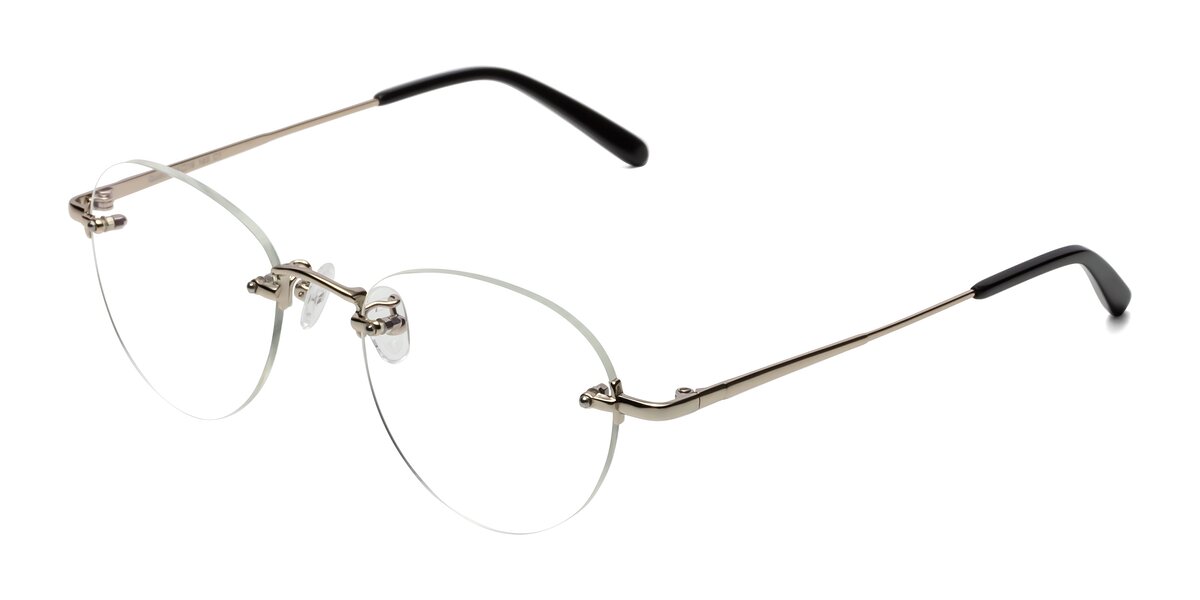 QUANT 64 BLUE LIGHT GLASSES - GLOSS WHITE main image 1