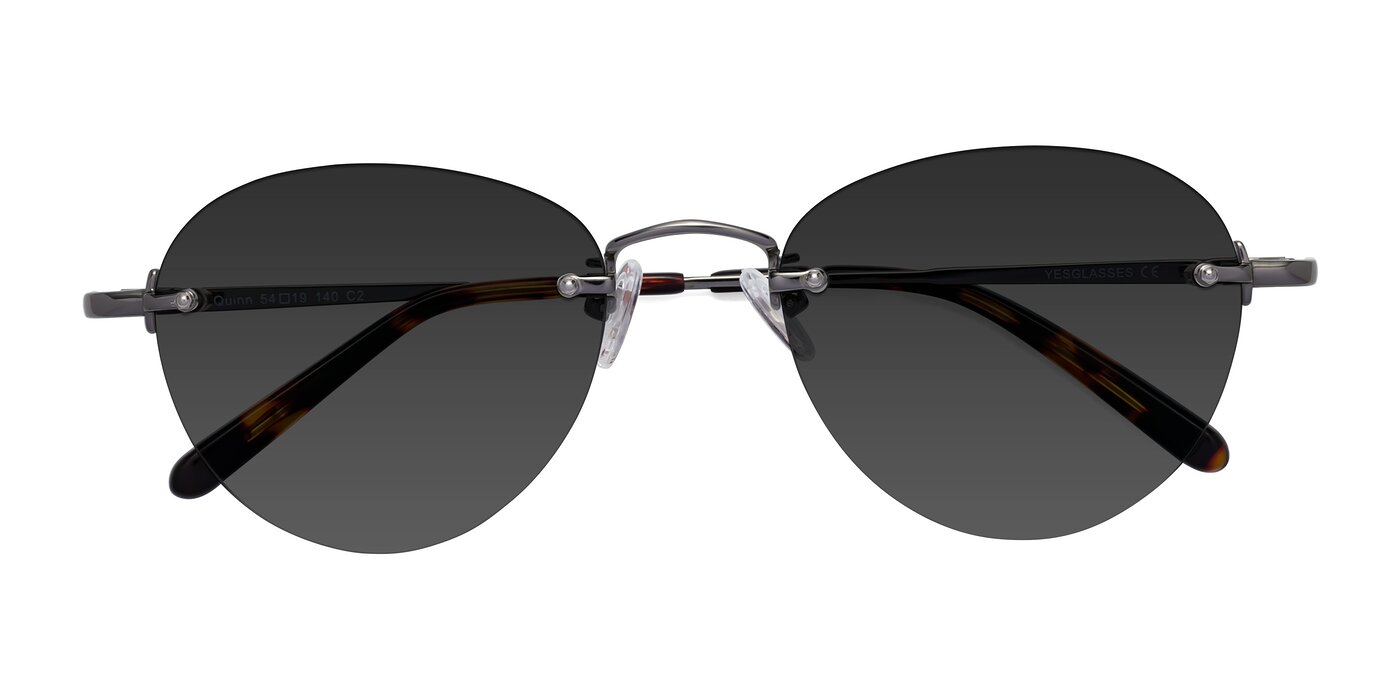 Quinn - Gunmetal Tinted Sunglasses