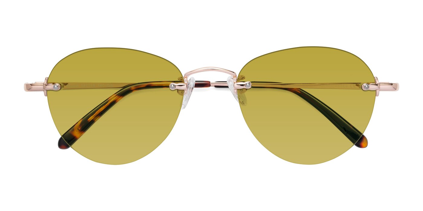 Quinn - Rose Gold Tinted Sunglasses