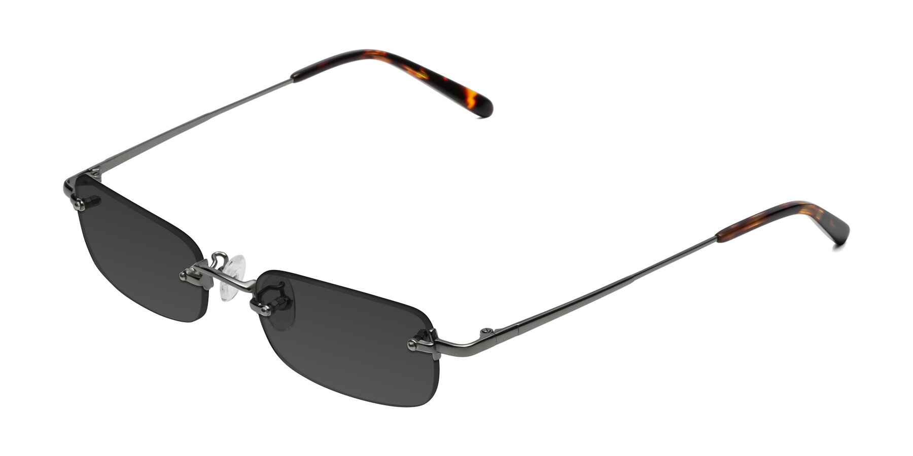 Angle of Finn in Gunmetal with Gray Tinted Lenses