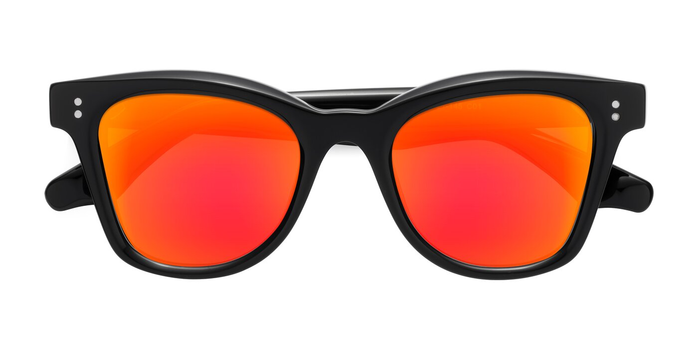 Dragon - Black Flash Mirrored Sunglasses