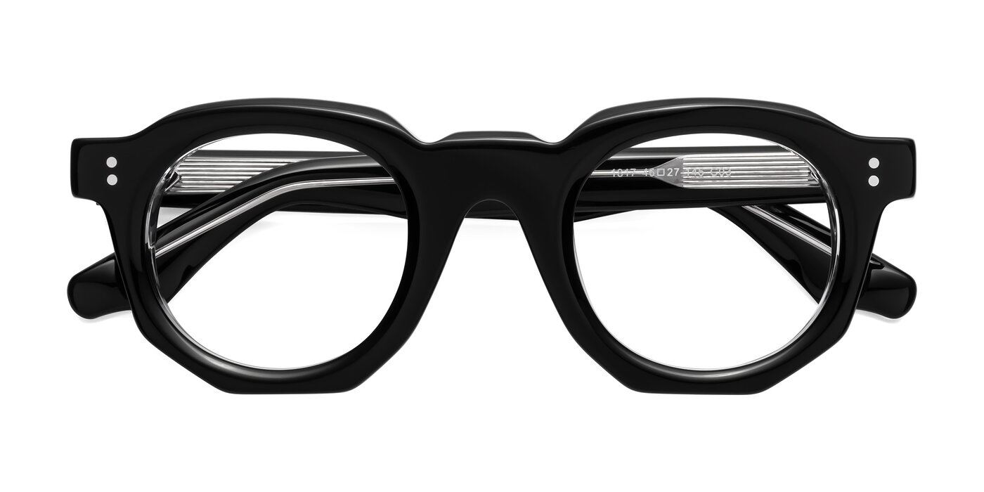 Clio - Black / Clear Eyeglasses