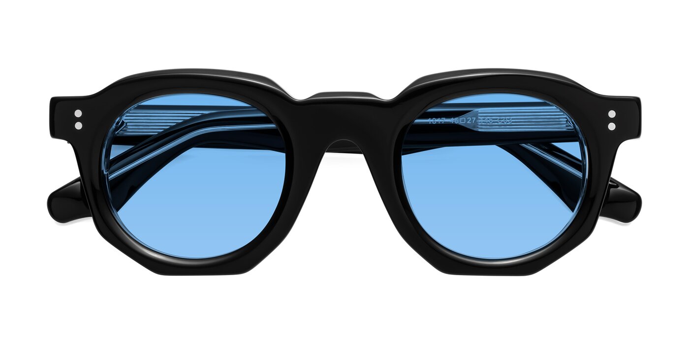 Clio - Black / Clear Tinted Sunglasses