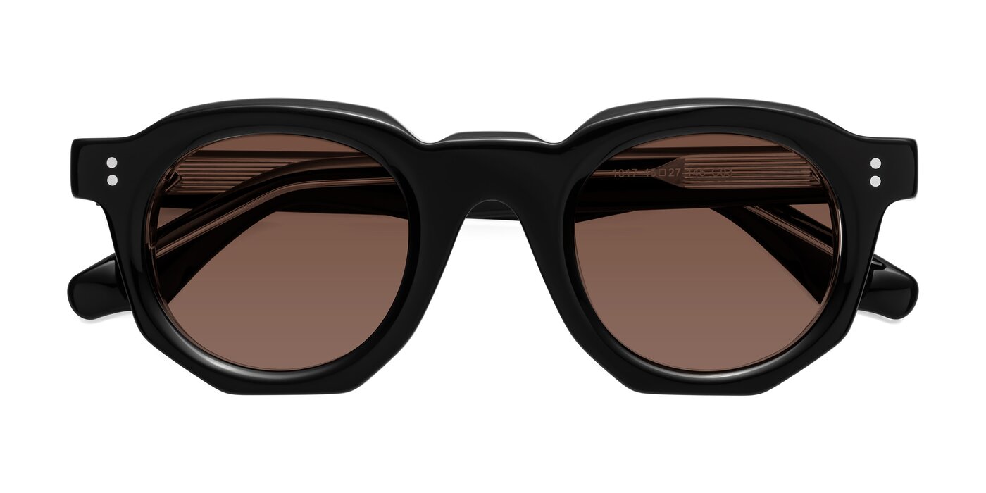 Clio - Black / Clear Tinted Sunglasses