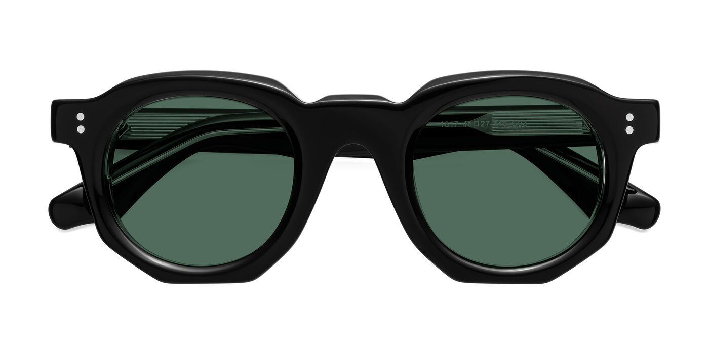 Clio - Black / Clear Polarized Sunglasses