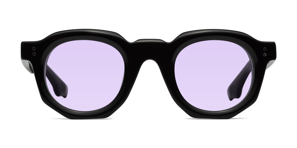 Clio - Black/Green Tinted Sunglasses