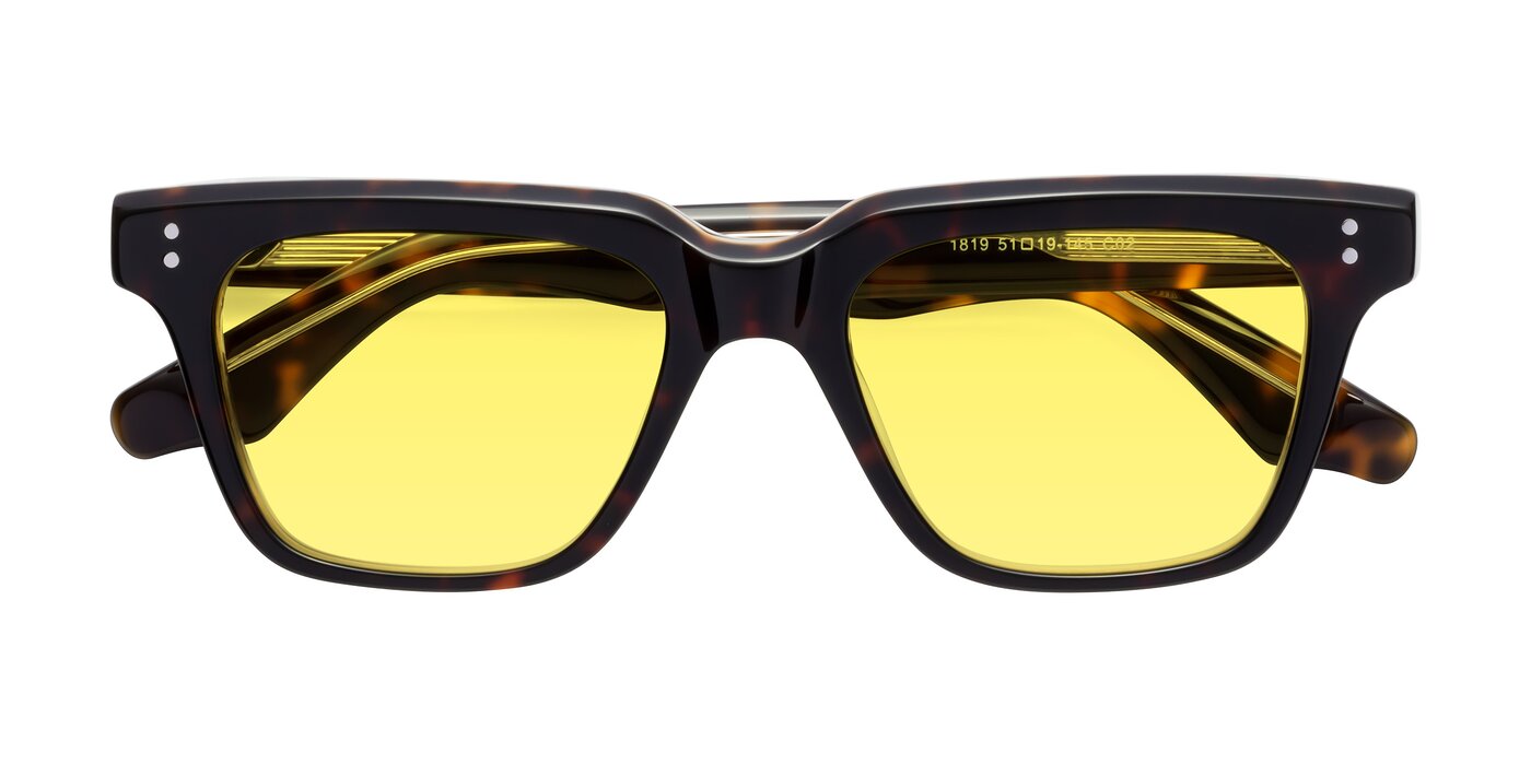 Gates - Tortoise / Clear Tinted Sunglasses