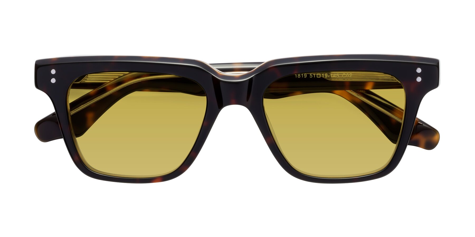 Folded Front of Gates in Tortoise-Clear with Champagne Tinted Lenses