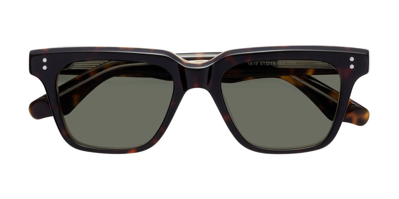 Gates - Tortoise / Clear Polarized Sunglasses
