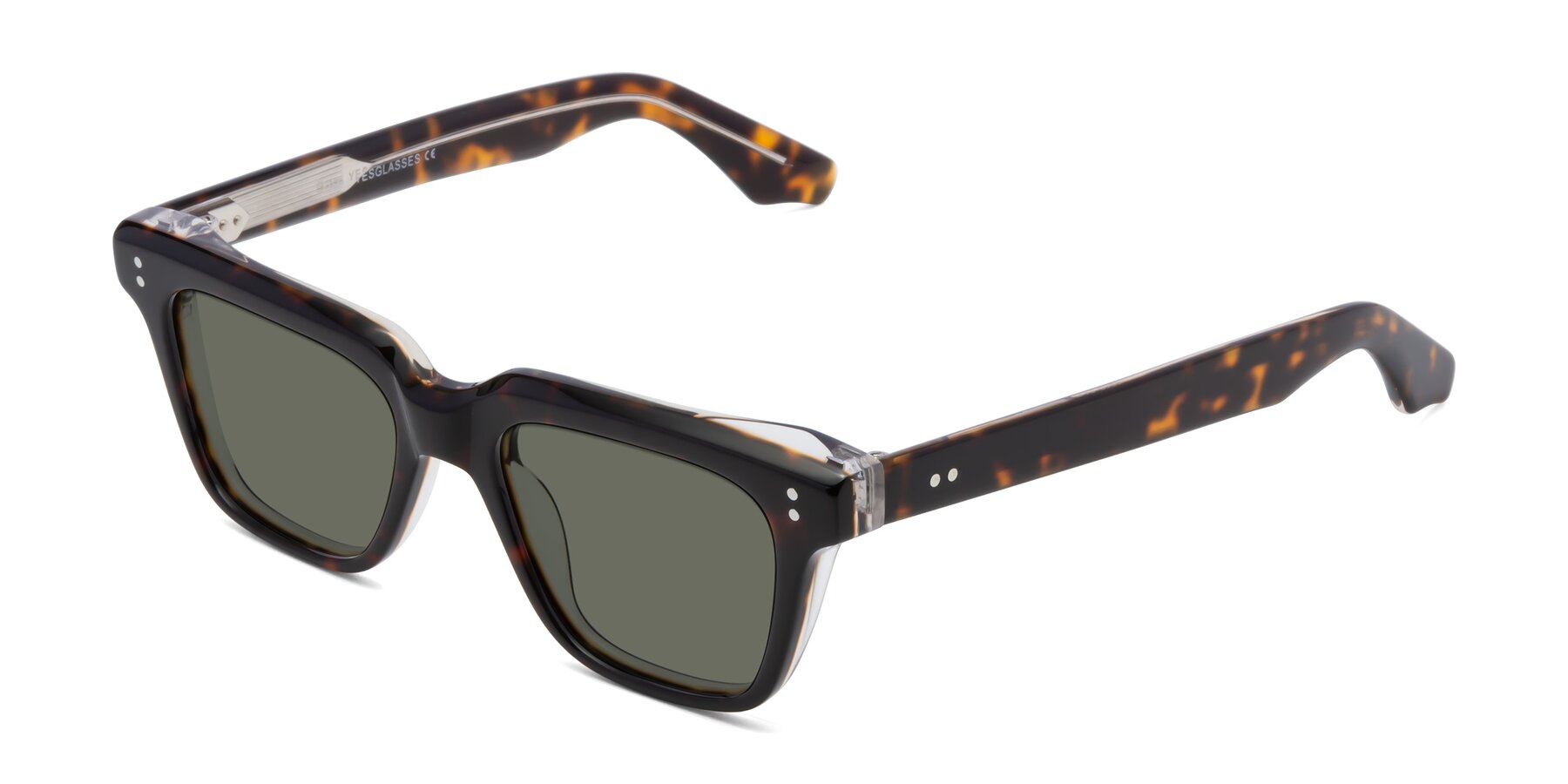 Angle of Gates in Tortoise-Clear with Gray Polarized Lenses