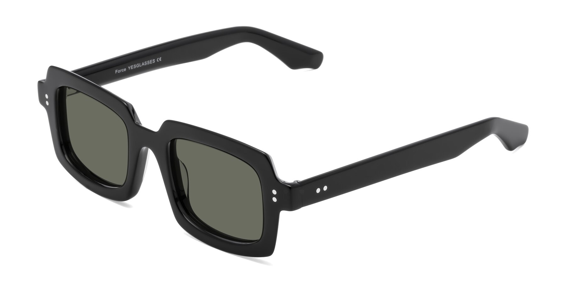 Angle of Force in Black with Gray Polarized Lenses