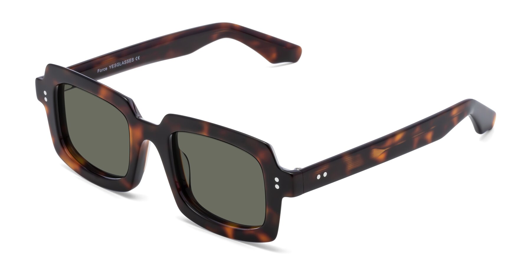 Angle of Force in Tortoise with Gray Polarized Lenses