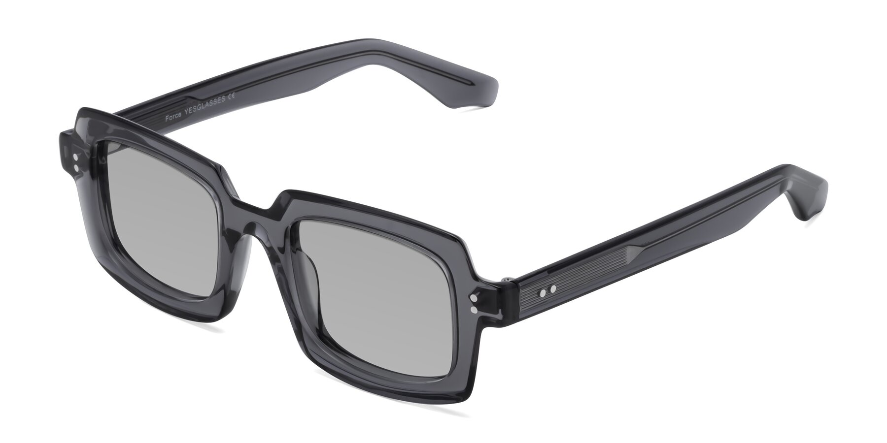 Angle of Force in Translucent Gray with Light Gray Tinted Lenses