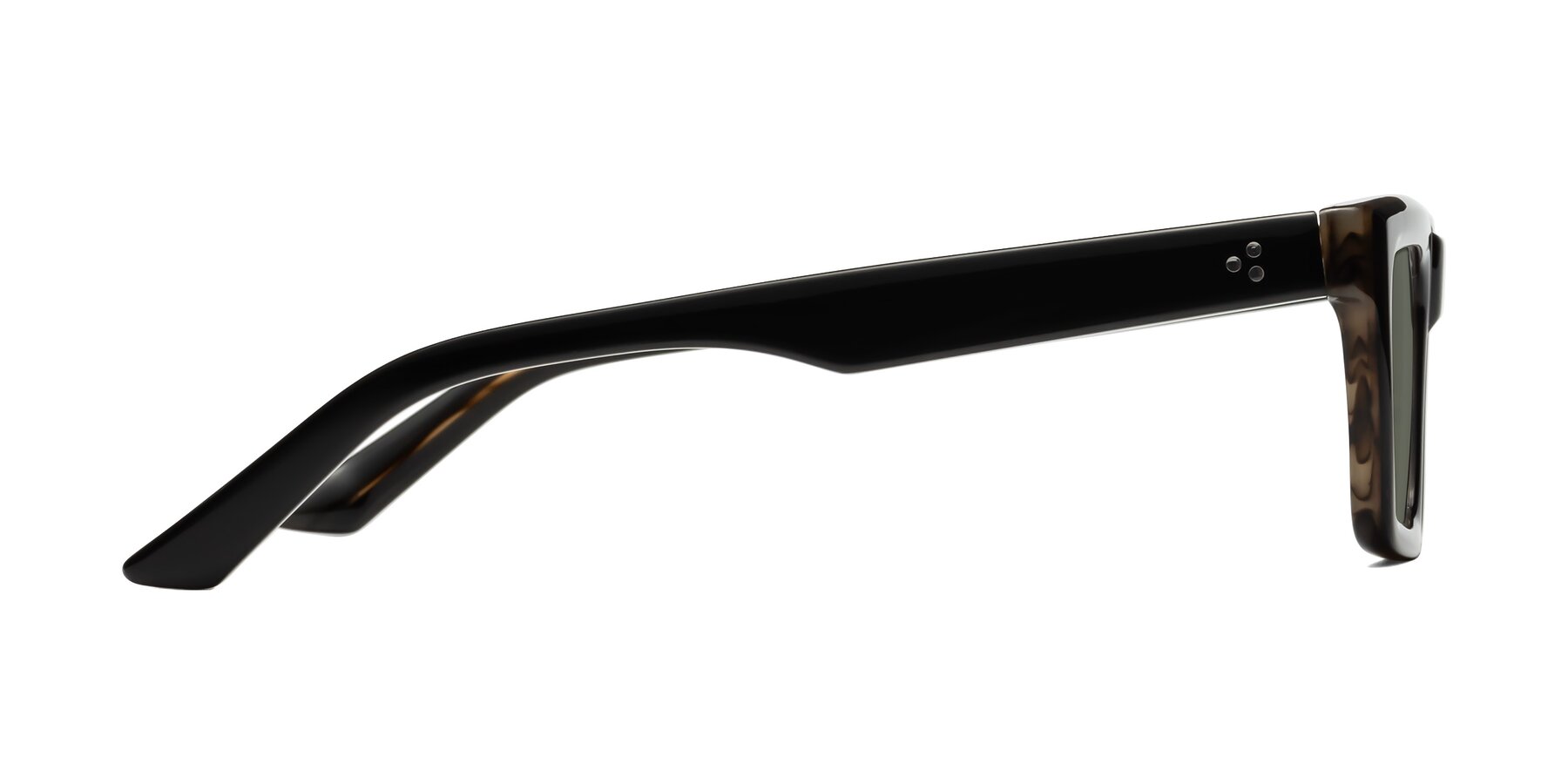 Side of Roth in Black-Gray Moonstone with Gray Polarized Lenses