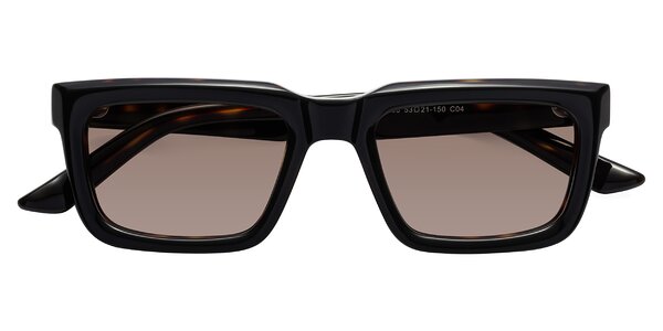 Front of Roth in Black / Tortoise