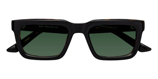 Front of Roth in Black / Tortoise