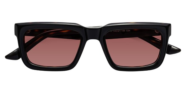 Front of Roth in Black / Tortoise