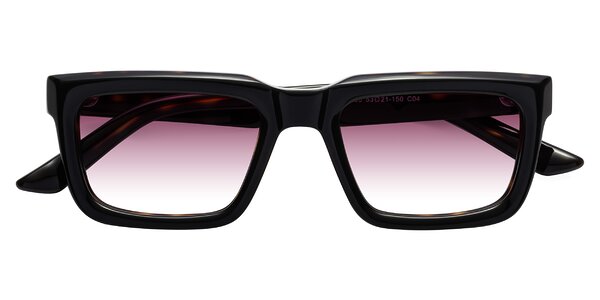 Front of Roth in Black / Tortoise