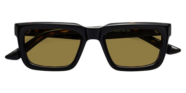 Front of Roth in Black / Tortoise