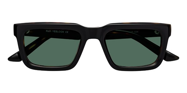 Front of Roth in Black / Tortoise