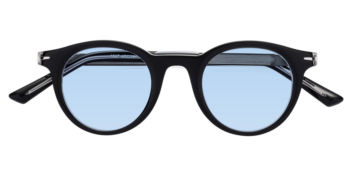 Cycle - Black / Clear Tinted Sunglasses