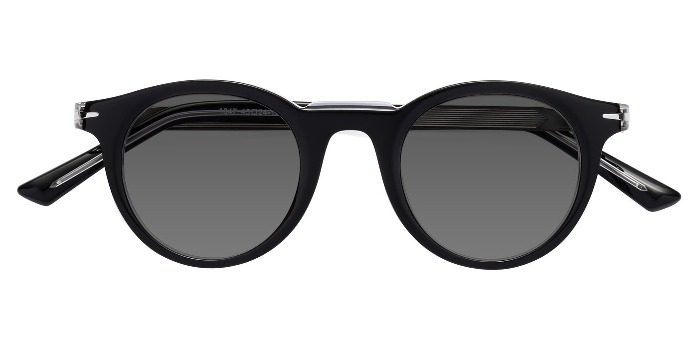 Cycle - Black / Clear Tinted Sunglasses