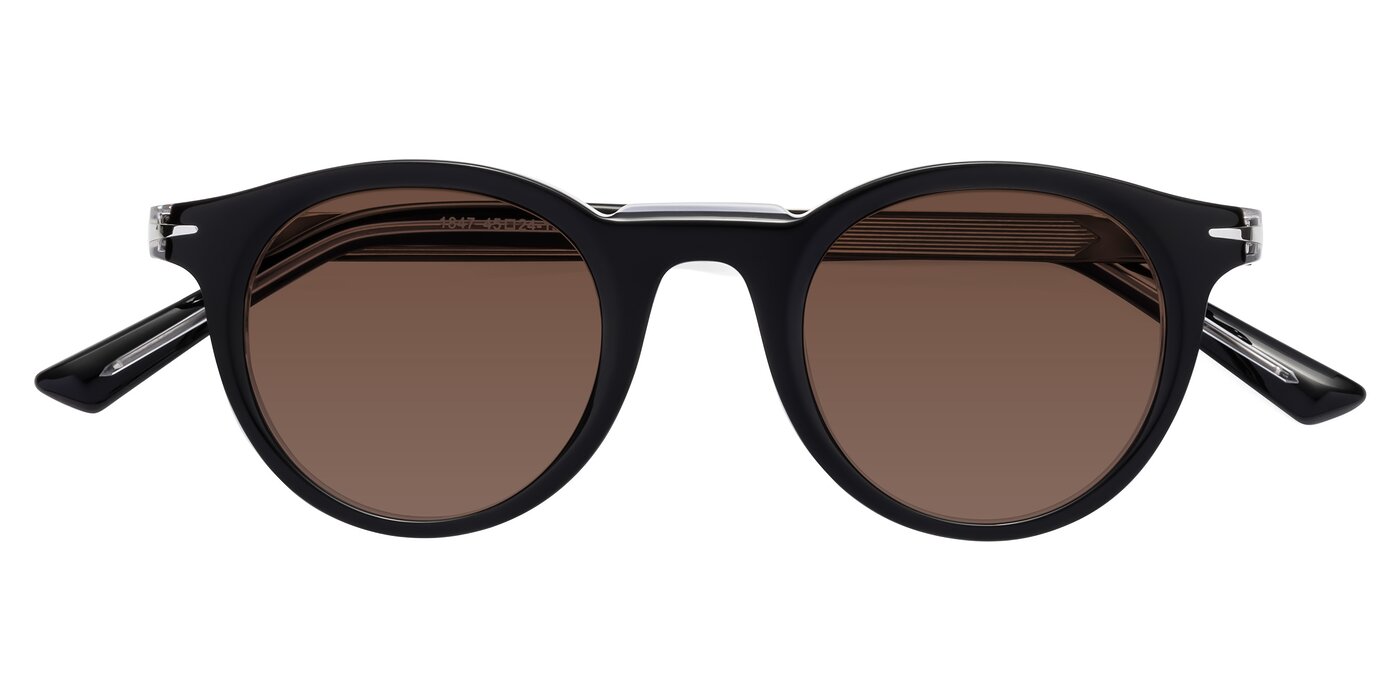 Cycle - Black / Clear Tinted Sunglasses