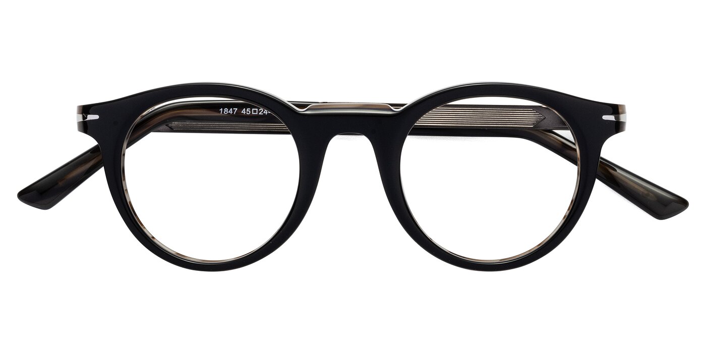 Cycle - Black / Gray Moonstone Eyeglasses