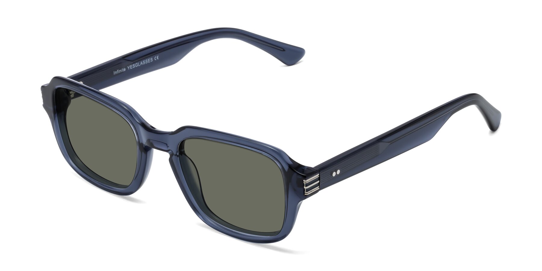 Angle of Infinite in Dark Blue with Gray Polarized Lenses