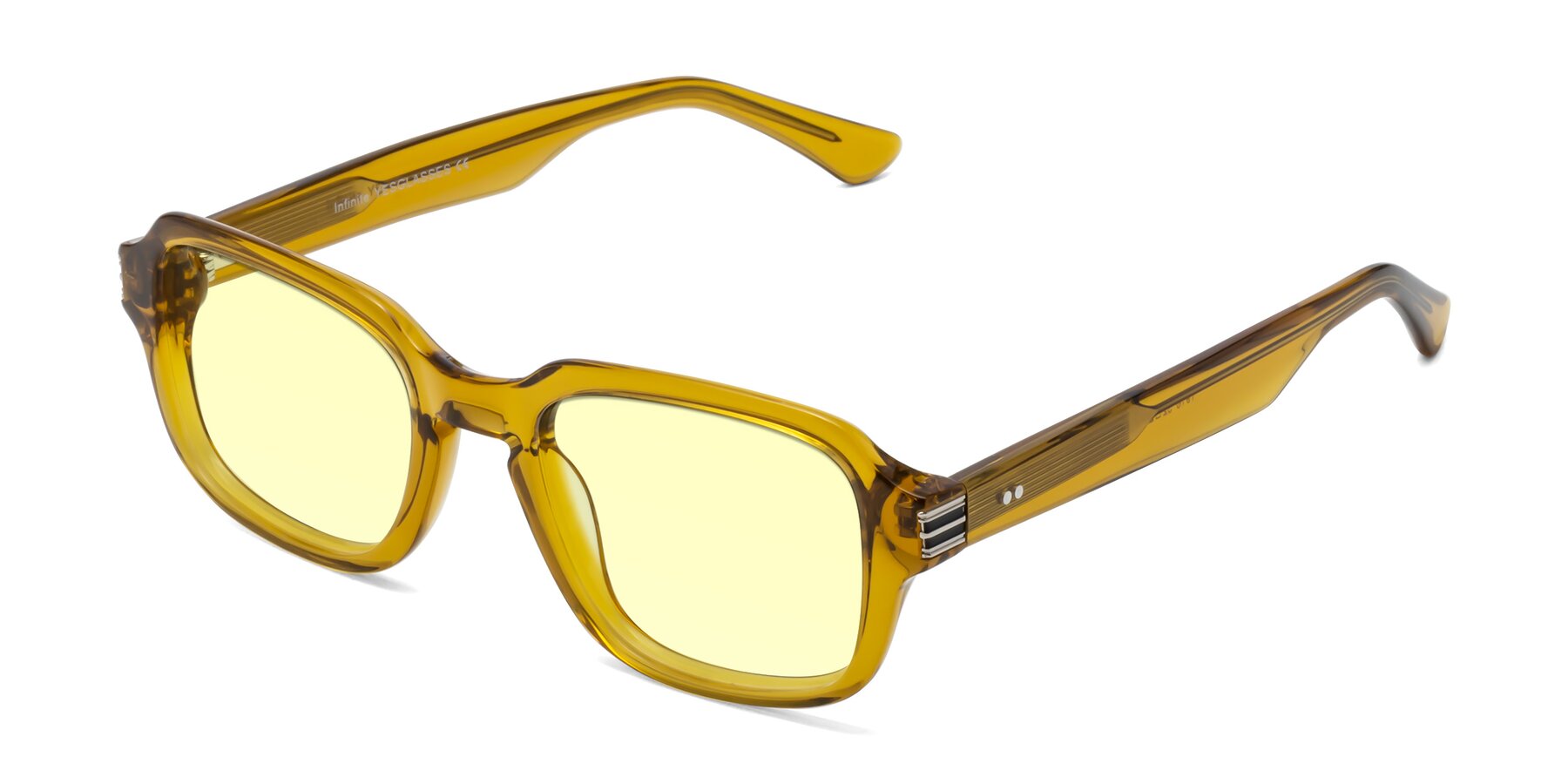 Angle of Infinite in Amber with Light Yellow Tinted Lenses