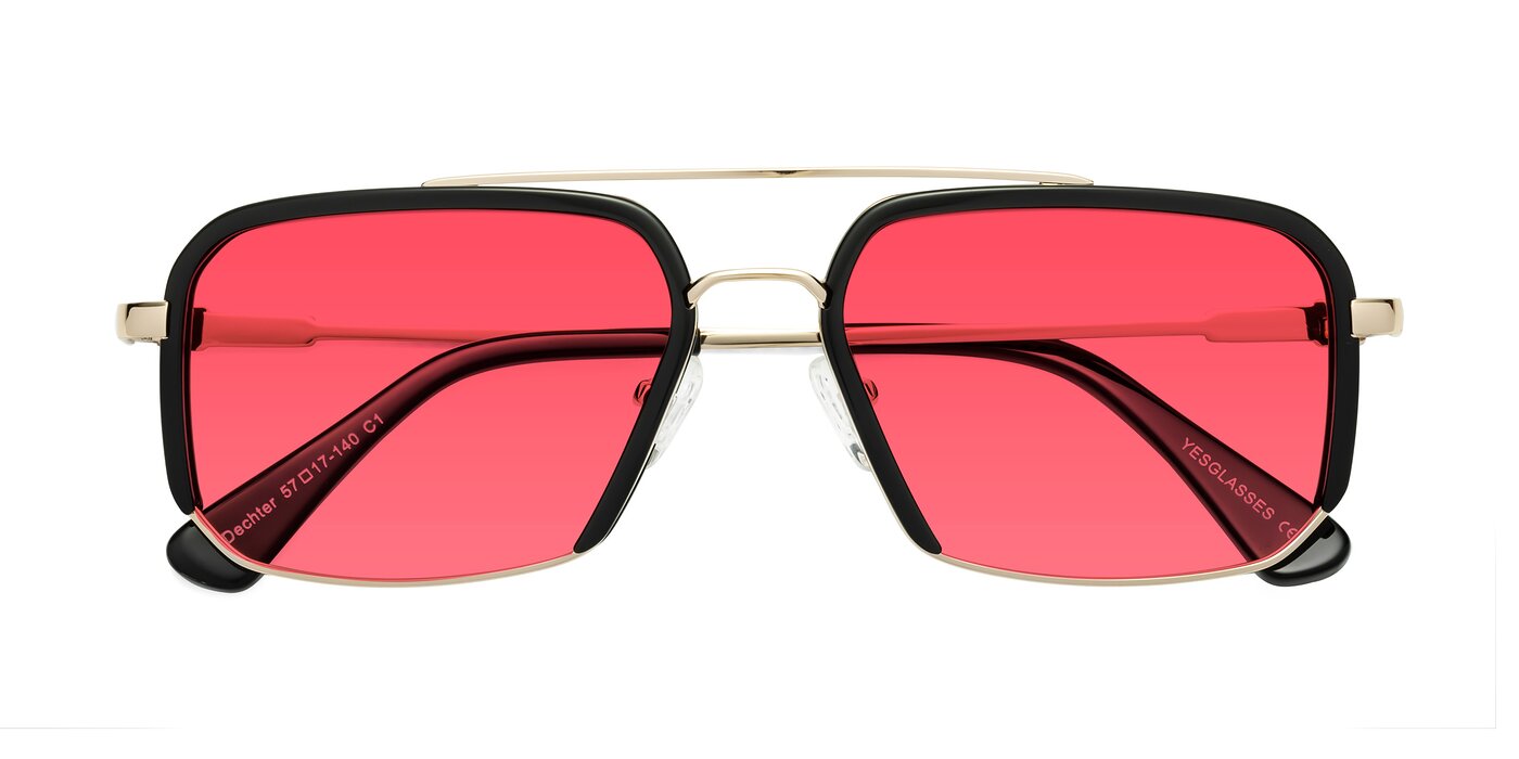 Dechter - Black / Gold Tinted Sunglasses