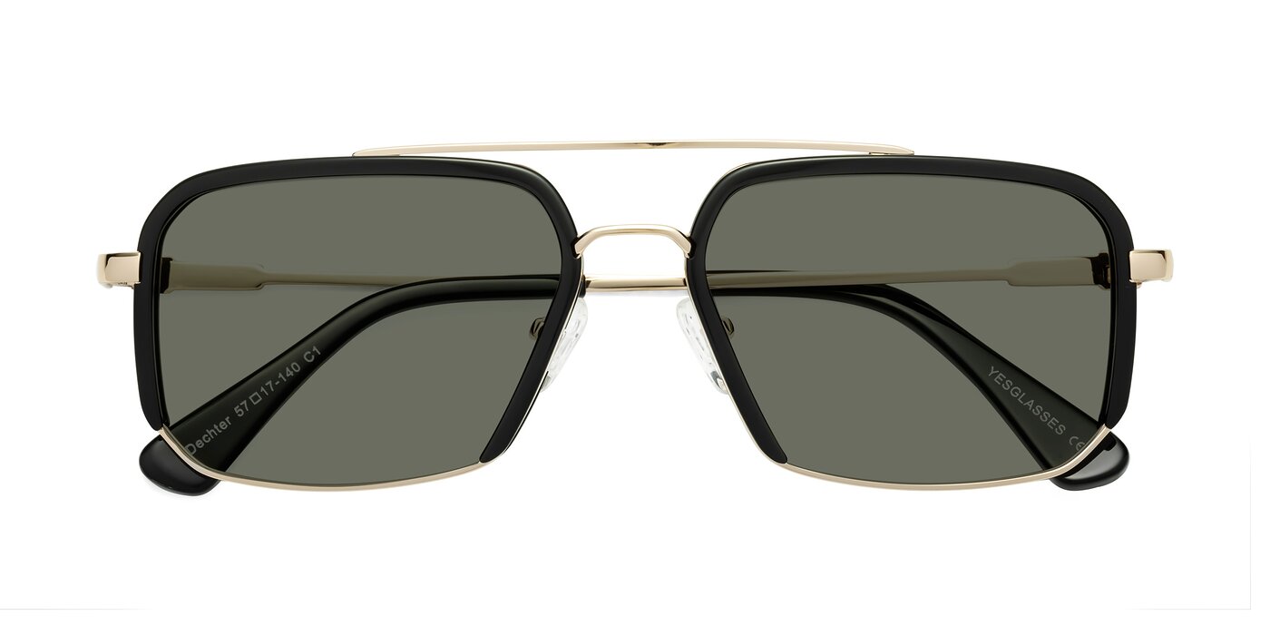 Dechter - Black / Gold Polarized Sunglasses