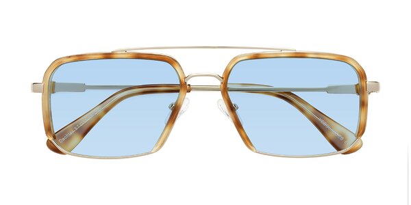 Front of Dechter in Yellow Tortoise / Gold