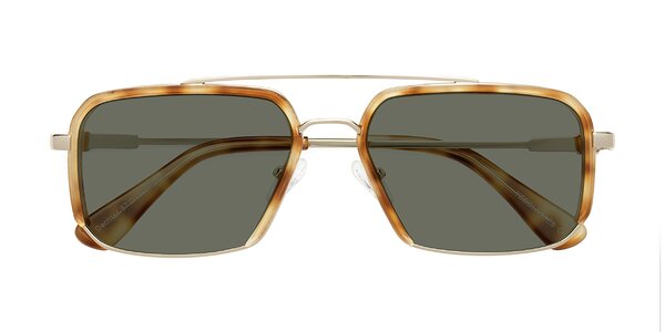 Front of Dechter in Yellow Tortoise / Gold