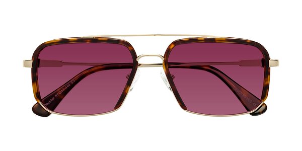 Front of Dechter in Tortoise / Gold