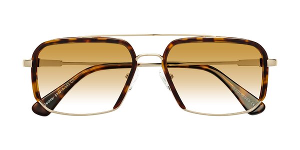 Front of Dechter in Tortoise / Gold